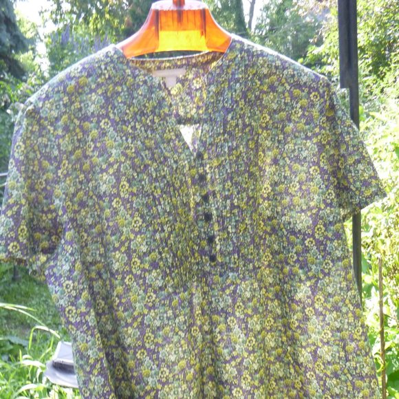 Woman Within 100% woven cotton tunic - Picture 4 of 7